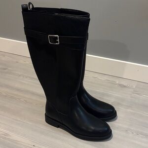 Black Brand New Knee-High Boots